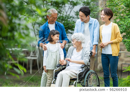 Three-generation family Nursing care 98266910