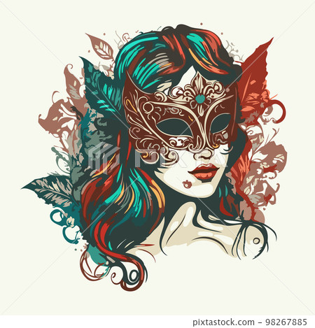 Fictional person in costume at the carnival 98267885
