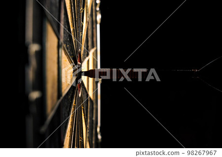 dart board close up 98267967