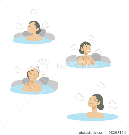 泡溫泉的女人素材 泡溫泉的女人素材 98268114