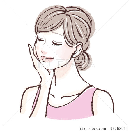 女性插畫素材 女性插畫素材 98268961
