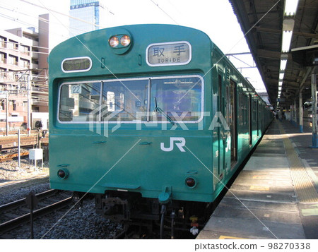 常磐線103系列低驅動轉向架①（2005.3.21松戶站） 98270338