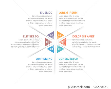 Circle Infographics - Six Elements Circle Infographics - Six Elements 98270649