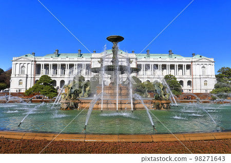 [東京]赤坂力急的主要花園和噴泉 98271643