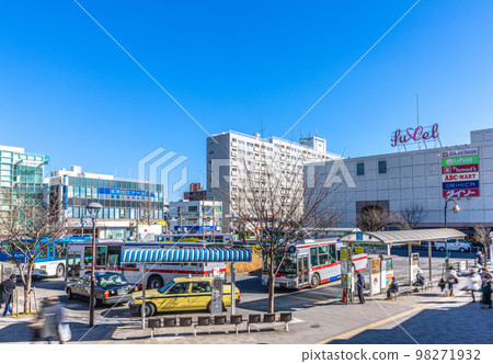 Kawasaki city landscape in Japan Toki Electric Railway Saginuma Station in front of you Kawasaki city landscape in Japan Toki Electric Railway Saginuma Station in front of you 98271932