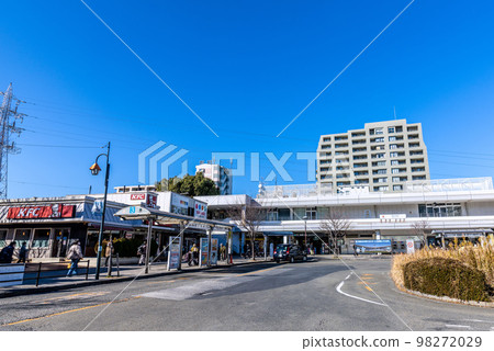 川崎市景觀在日本Toki電鐵Saginuma站在你面前 98272029