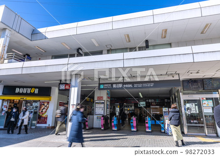 Kawasaki city landscape in Japan Toki Electric Railway Saginuma Station in front of you Kawasaki city landscape in Japan Toki Electric Railway Saginuma Station in front of you 98272033