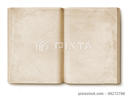 White open book isolated on white 98272786