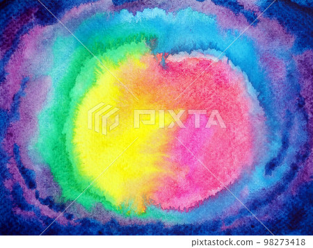 abstract universe galaxy space background magic sky night nebula cosmic cosmos rainbow wallpaper blue color texture art fantasy artwork design illustration watercolor painting hand drawing 98273418