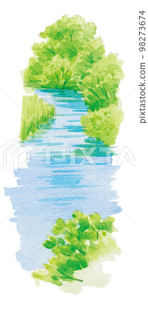 Watercolor: Ogawa 98273674