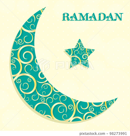 Ramadan celebration card 98273991