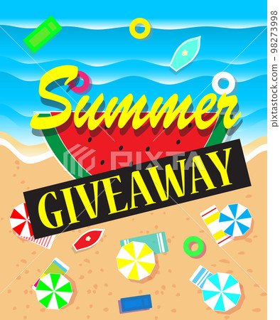 Giveaway background vector Giveaway background vector 98273998