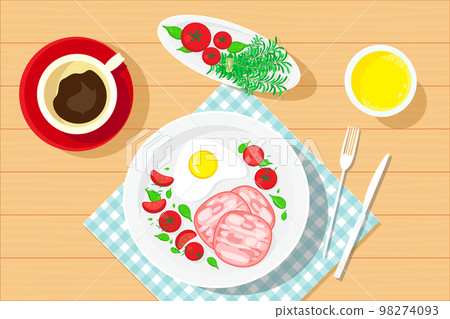 Breakfast vector illustration 98274093
