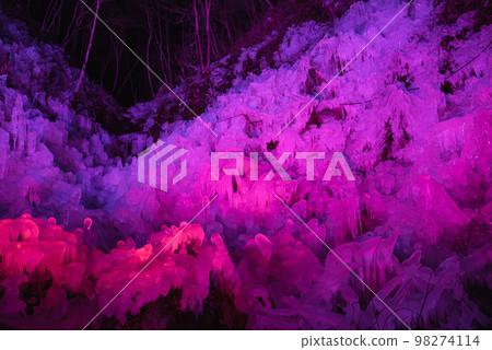 Ashigakubo Icicle Light Up, Chichibu's Three Major Icicles Ashigakubo Icicle Light Up, Chichibu's Three Major Icicles 98274114