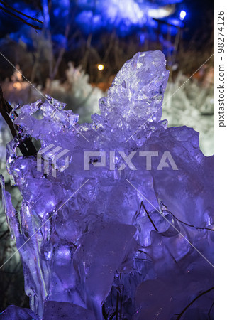 Ashigakubo Icicle Light Up, Chichibu's Three Major Icicles 98274126