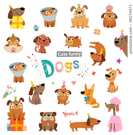 Funny cartoon dogs Funny cartoon dogs 98274971