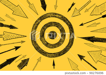 Target and arrows 98276896