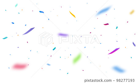 Confetti Vector Background. Party Design With Colorful Confetti. Confetti Vector Background. Party Design With Colorful Confetti. 98277193