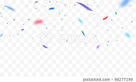 Confetti Vector Background. Party Design With Colorful Confetti. Confetti Vector Background. Party Design With Colorful Confetti. 98277199