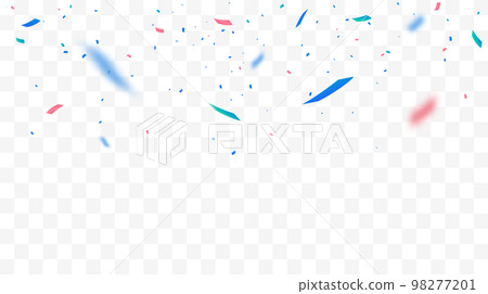 Confetti Vector Background. Party Design With Colorful Confetti. Confetti Vector Background. Party Design With Colorful Confetti. 98277201