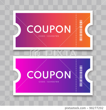 Coupon Discount. Vector Gift Voucher. Coupon Discount. Vector Gift Voucher. 98277202