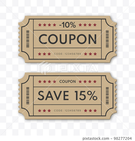 Coupon Discount. Vector Gift Voucher. Coupon Discount. Vector Gift Voucher. 98277204