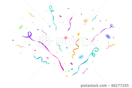 Confetti Vector Background. Party Design With Colorful Confetti. Confetti Vector Background. Party Design With Colorful Confetti. 98277205