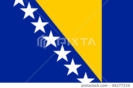 世界各國國旗 ☆ 波斯尼亞和黑塞哥維那 ☆ 98277259