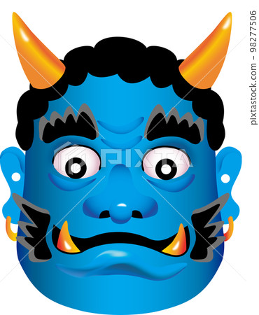 節分的青鬼/有點可怕的面具-01 節分的青鬼/有點可怕的面具-01 98277506