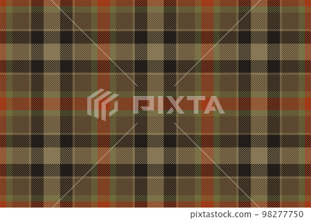 Plaid background, check seamless pattern in beige. Vector fabric texture for textile print, wrapping paper, gift card or wallpaper. Plaid background, check seamless pattern in beige. Vector fabric texture for textile print, wrapping paper, gift card or wallpaper. 98277750