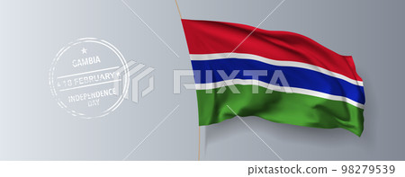 Gambia happy independence day greeting card, banner with template text vector illustration Gambia happy independence day greeting card, banner with template text vector illustration 98279539