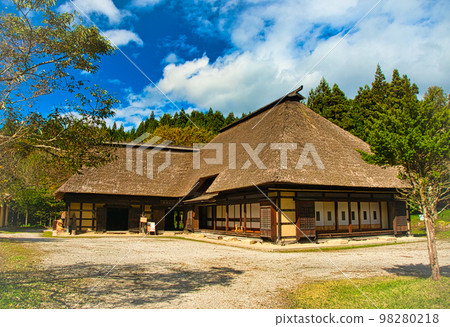 Tono Furusato Village, Tono City, Iwate Prefecture, in clear autumn weather 98280218