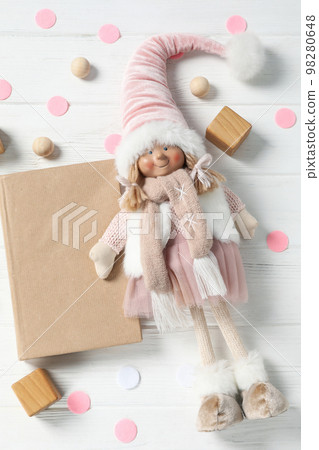 Concept of baby book or books for children, top view Concept of baby book or books for children, top view 98280648