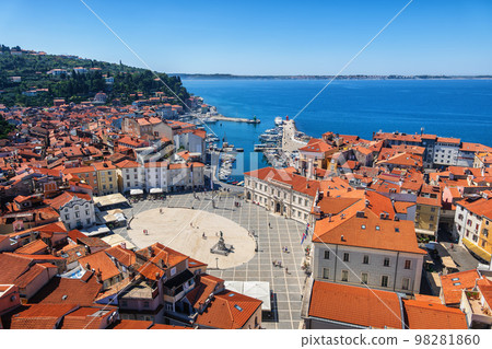 Historic Town Of Piran In Slovenia Historic Town Of Piran In Slovenia 98281860