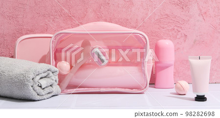 Bath accessories, toilet bag for different self care items Bath accessories, toilet bag for different self care items 98282698