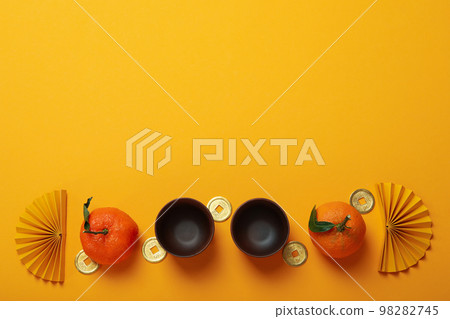 Concept of tea, asian tea, space for text Concept of tea, asian tea, space for text 98282745