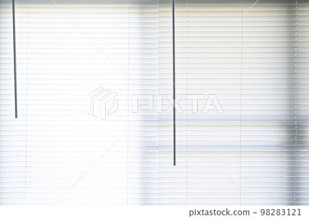 white curtain on the window 98283121