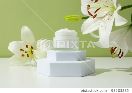Concept of skin and body care, cream cosmetic 98283285