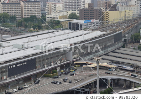 JR Shin-Osaka Station: A bird's-eye view of the front exit (south exit) 98283320