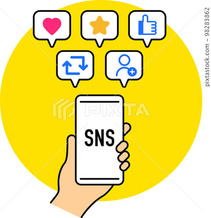SNS 智能手機圖標 98283862