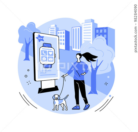 Lightbox advertising isolated cartoon vector illustrations. Lightbox advertising isolated cartoon vector illustrations. 98284090