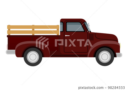transport for the transportation of goods or passengers flat icon vector illustration transport for the transportation of goods or passengers flat icon vector illustration 98284333