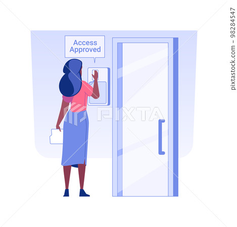 Prevent data leakage isolated concept vector illustration. 98284547