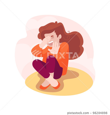 Fear isolated cartoon vector illustration. 98284898
