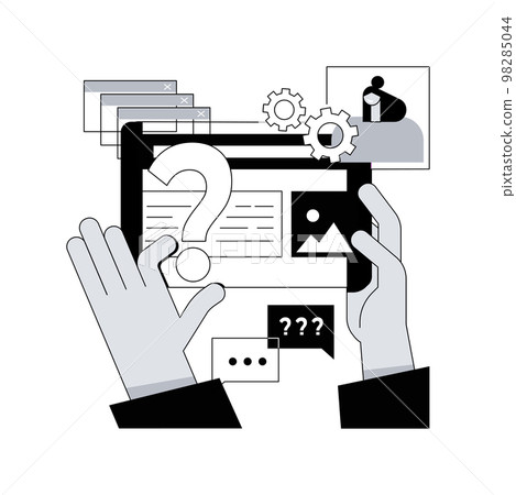 FAQ abstract concept vector illustration. FAQ abstract concept vector illustration. 98285044