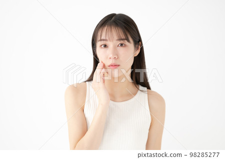 女性美白背景 98285277
