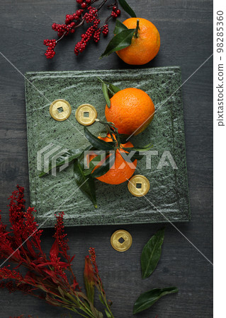 Concept of Happy Chinese new year, top view Concept of Happy Chinese new year, top view 98285360