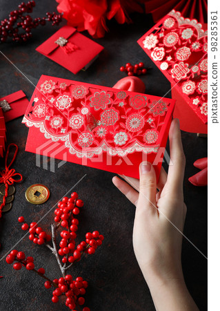 Concept of Chinese new year, concept of happy new year Concept of Chinese new year, concept of happy new year 98285361
