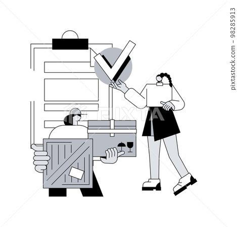 Order received abstract concept vector illustration. 98285913