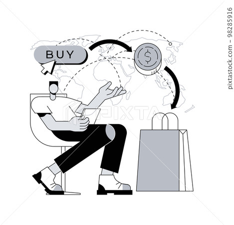 Order processing abstract concept vector illustration. Order processing abstract concept vector illustration. 98285916